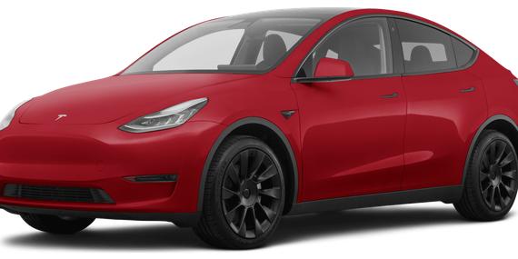 TESLA MODEL Y 2021 5YJYGDEE1MF077378 image
